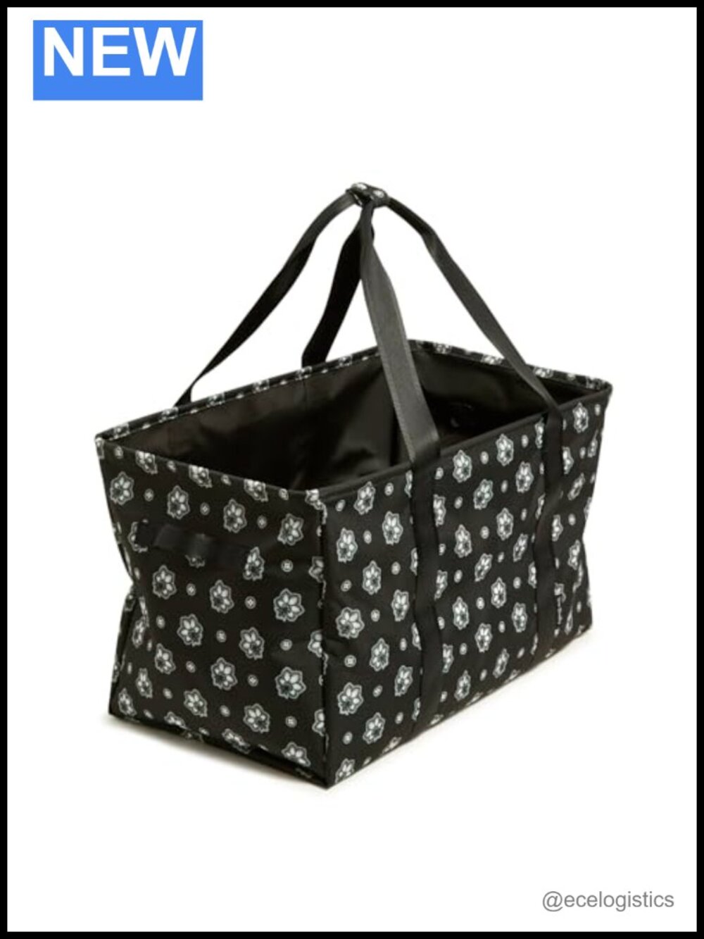Ripstop Polyester Large Car Tote Bag, Water Resistant, Lightweight